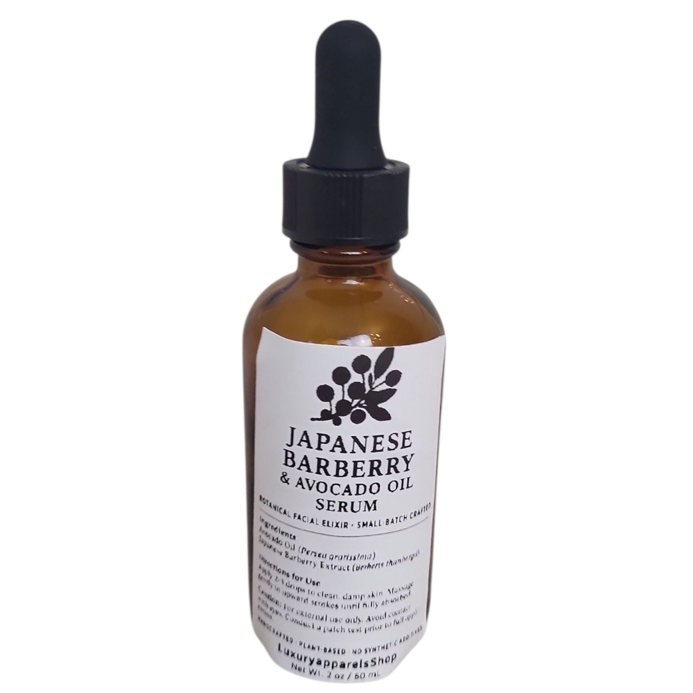 Japanese Barberry & Avocado Oil Glow Serum – 2oz Botanical Face Oil